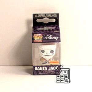 Funko Pop! Pocket Santa Jack O-Lantern Vinyl Figure Keychain Unopened